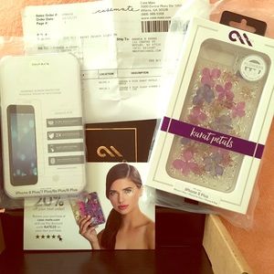 NIB Case-Mate iPhone 8Plus case & screen protector